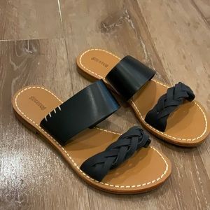 Soludos leather flat sandals, size 7 NWOT